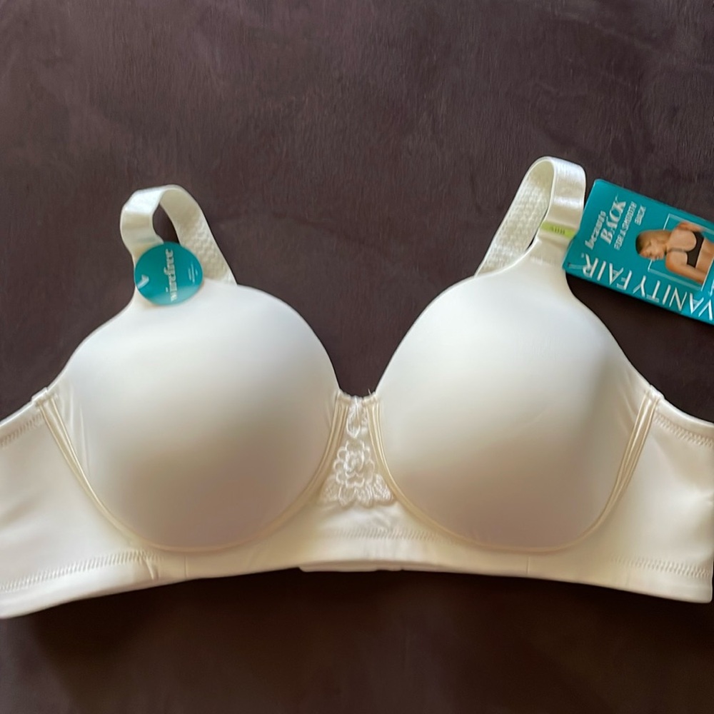 Vanity Fair Beauty Back Full-Figure Back Smoothing Wireless Bra - 71380 ivory
